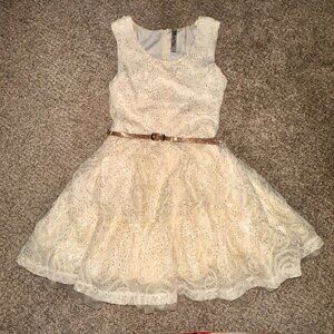 Beautees of Los Angeles Girls Dress Size Sparkle Easter Special Occasion sz 12